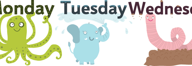 Animal days of the week