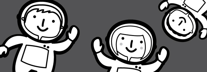 Space Cadets BW