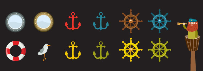 Ship bits and pieces