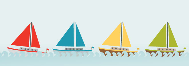 Sailing boats