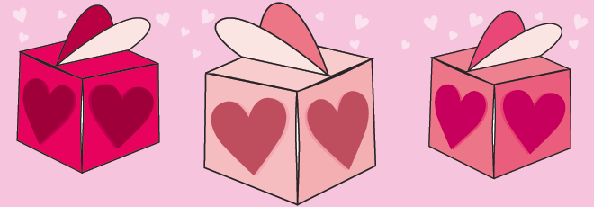 Heart Present Box