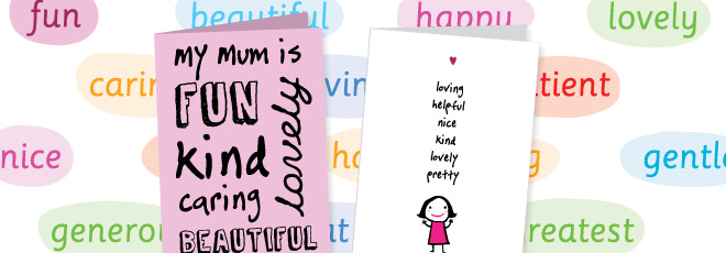 Mothers Day Word Cards