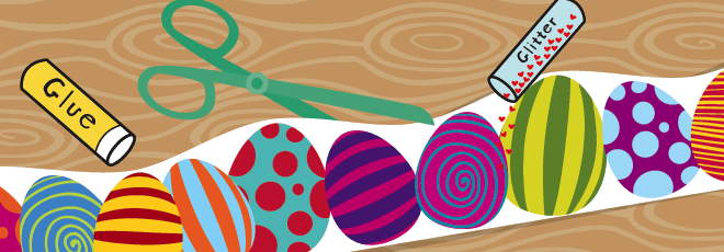 Easter Egg Border