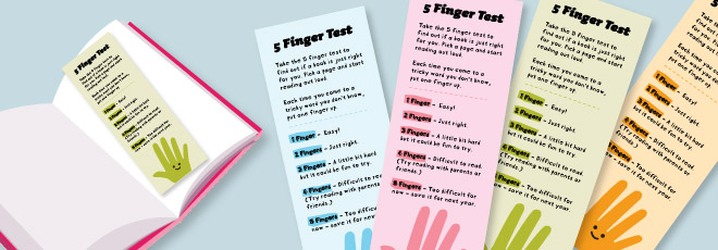 5 Finger Book Test