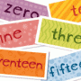 Numbers zero to twenty